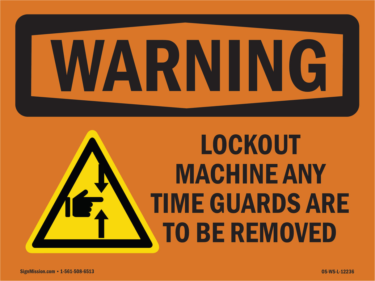 Lockout Machine Any Time Guards With Symbol