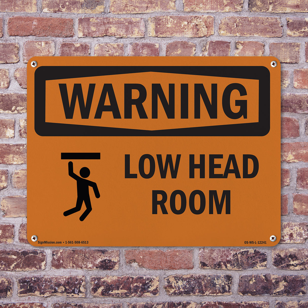 Low Head Room With Symbol