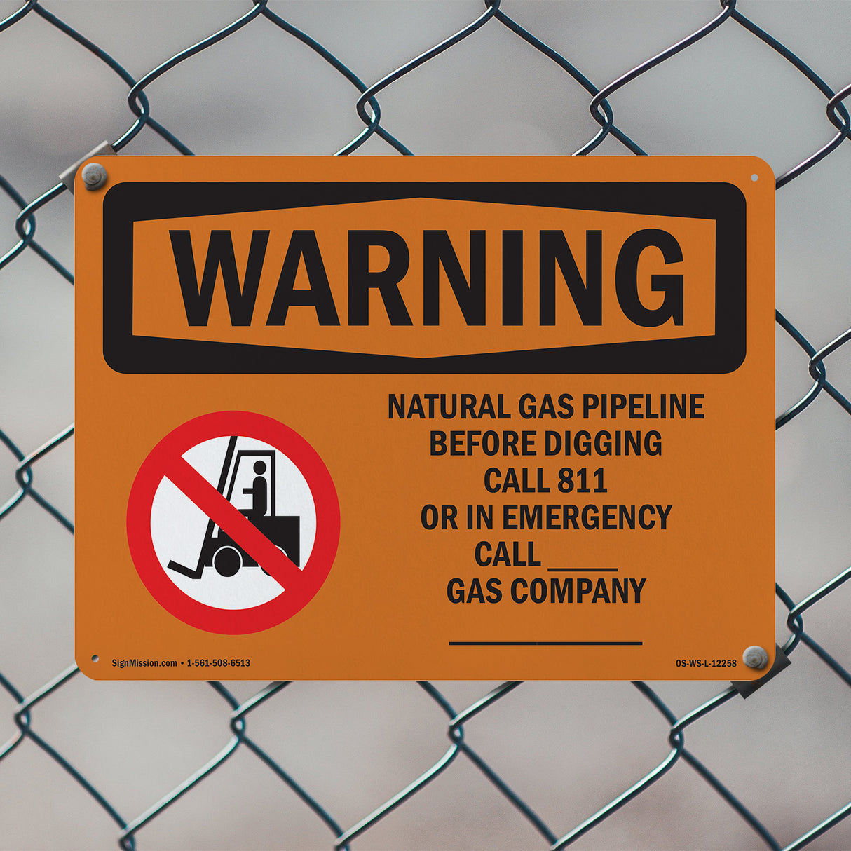 Natural Gas Pipeline Before With Symbol