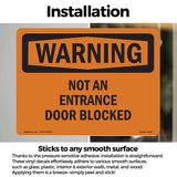 Not An Entrance Door Blocked