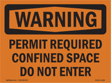 Permit Required Confined Space Do Not Enter