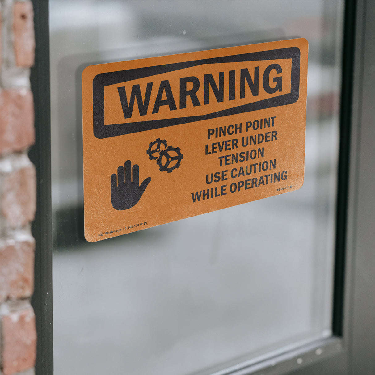 Pinch Point Lever Under Tension With Symbol