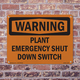Plant Emergency Shut Down Switch