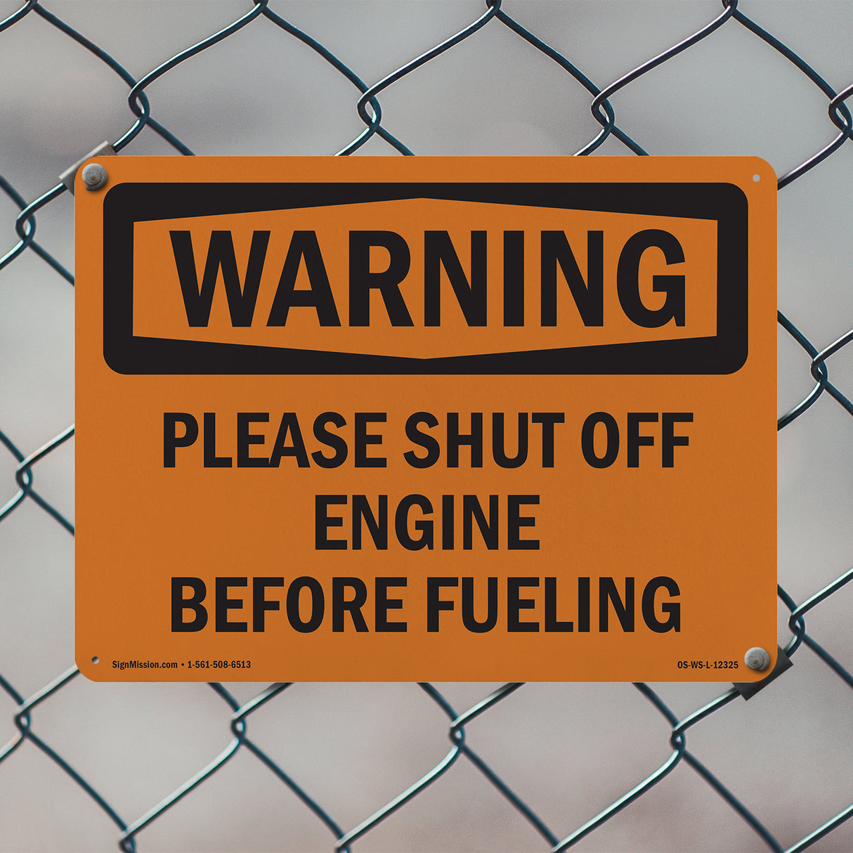 Please Shut Off Engine Before Fueling