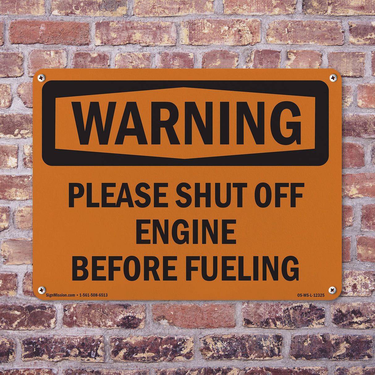 Please Shut Off Engine Before Fueling