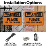 Please Use Other Gate