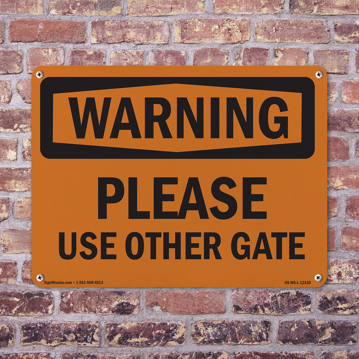 Please Use Other Gate