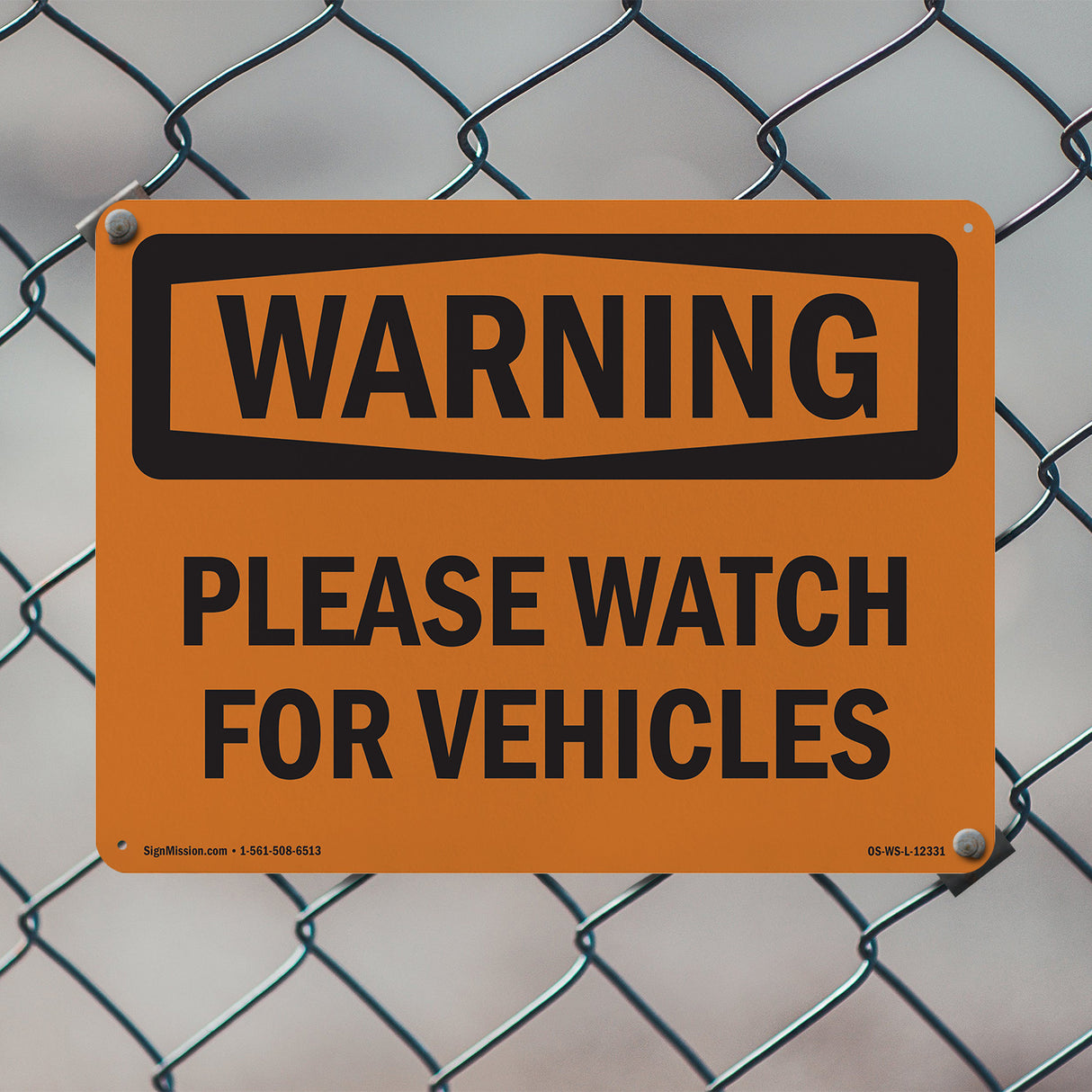 Please Watch For Vehicles