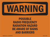 Possible Radio Frequency Radiation Hazard