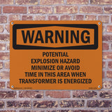Potential Explosion Hazard Minimize