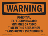Potential Explosion Hazard Minimize