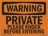 Private Please Knock Before Entering