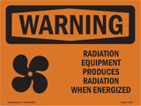 Radiation Equipment Produces With Symbol