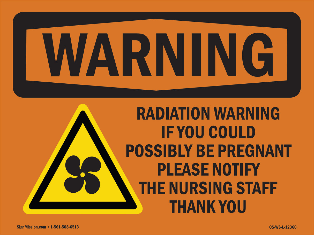 Radiation Warning If You Could With Symbol