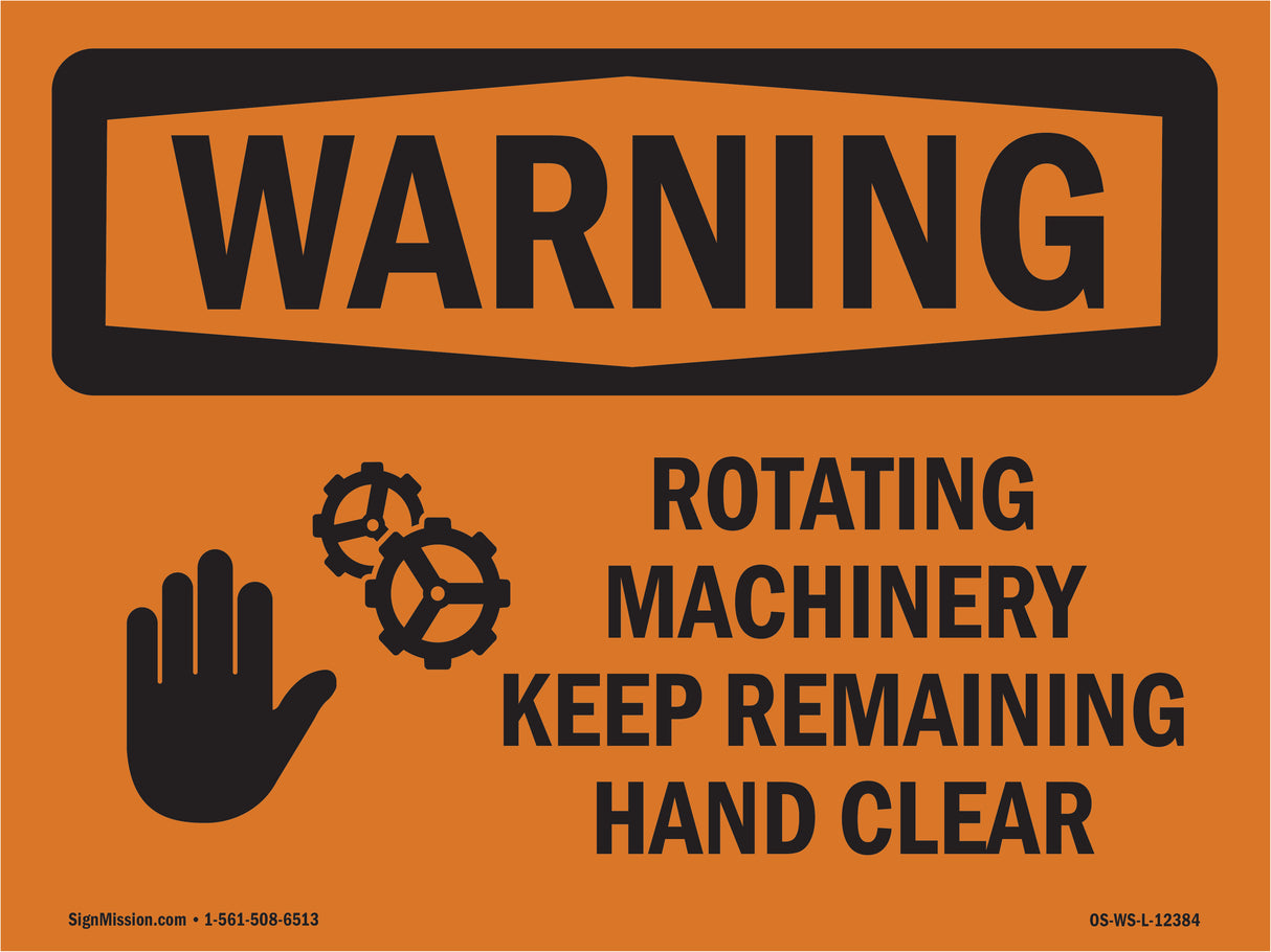 Rotating Machinery Keep Remaining With Symbol