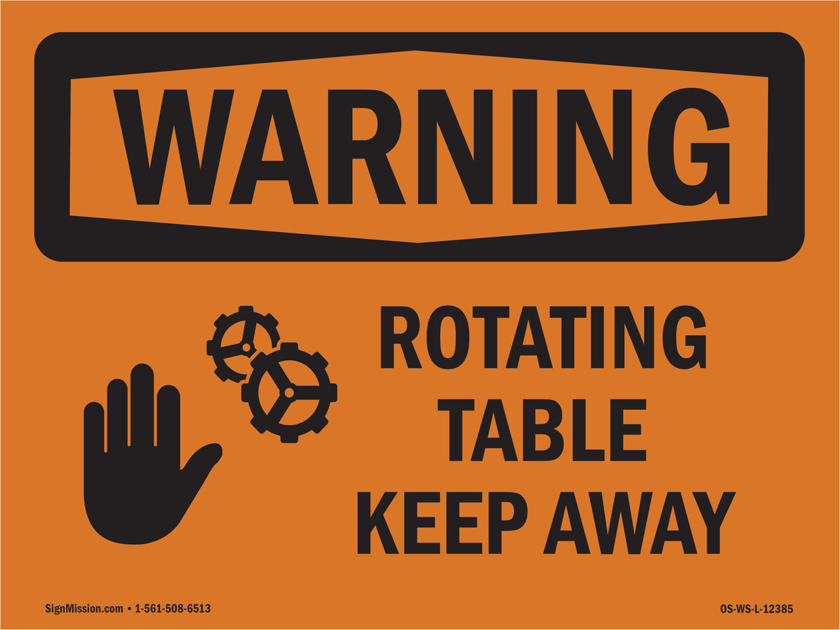 Rotating Parts Keep Away With Symbol