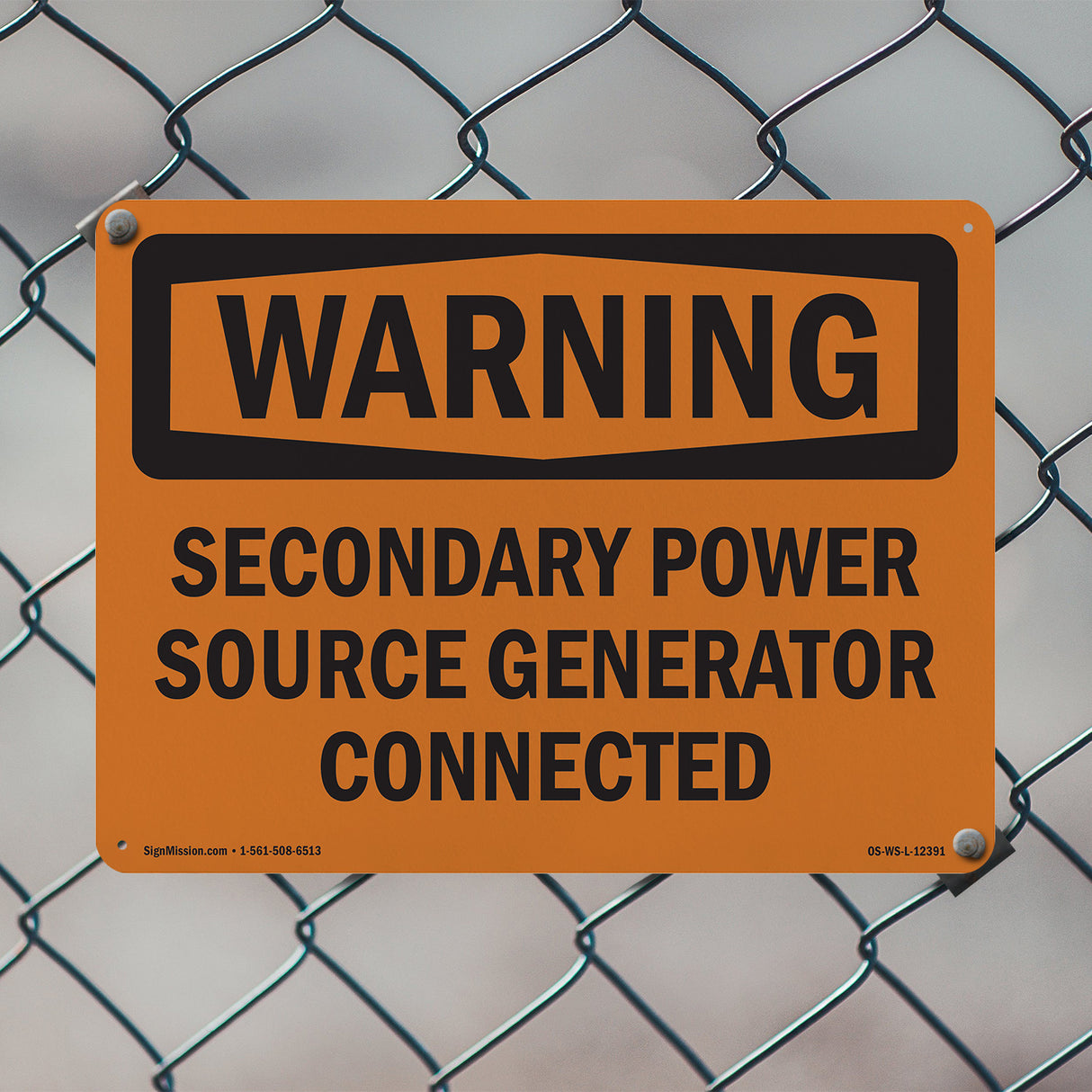 Secondary Power Source Generator Connected