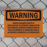 Shock Hazard Exists If Grounding Electrode