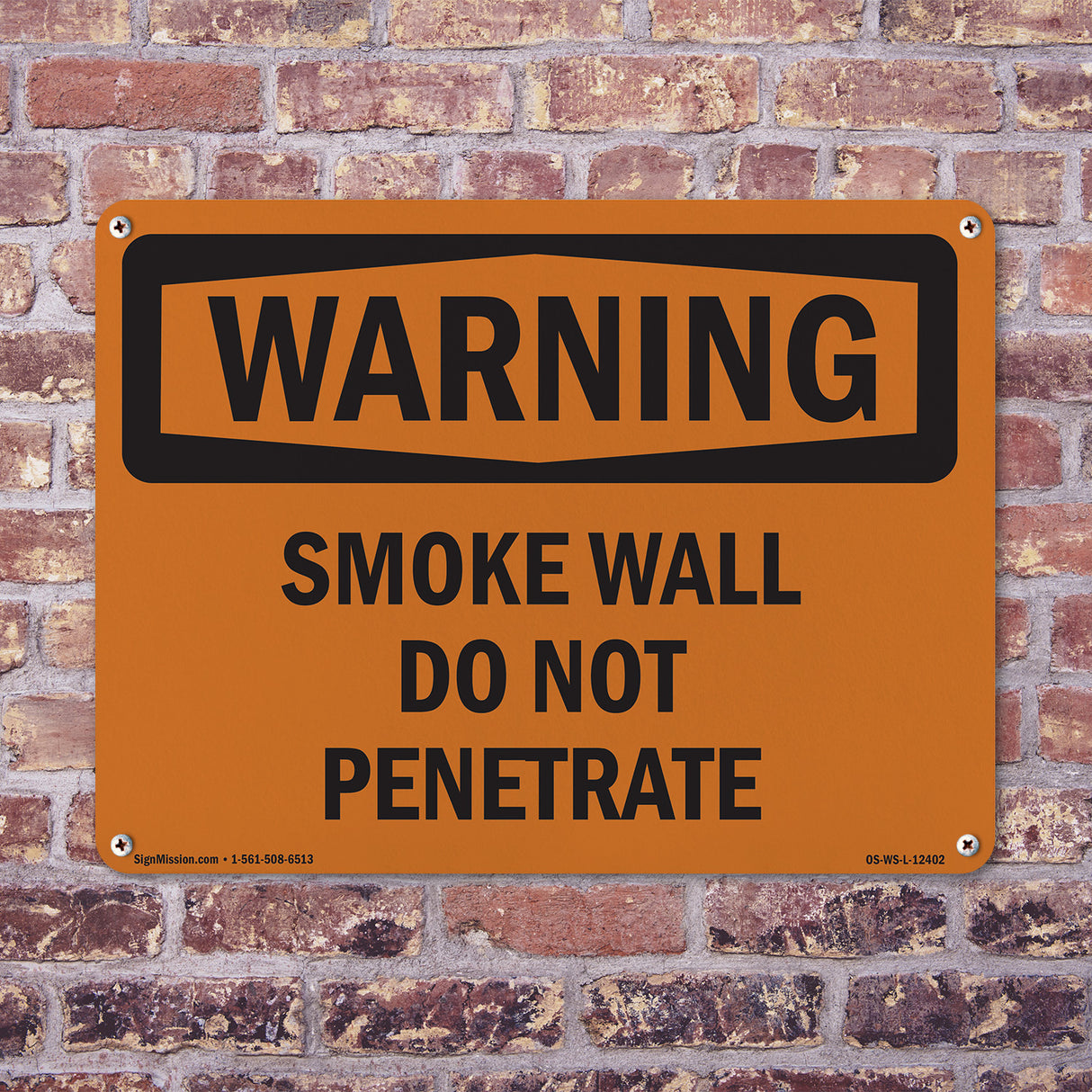 Smoke Wall Do Not Penetrate