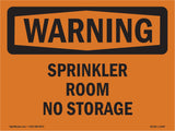Sprinkler Room No Storage