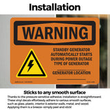 Standby Generator Automatically With Symbol