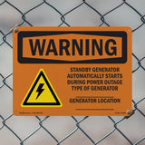 Standby Generator Automatically With Symbol