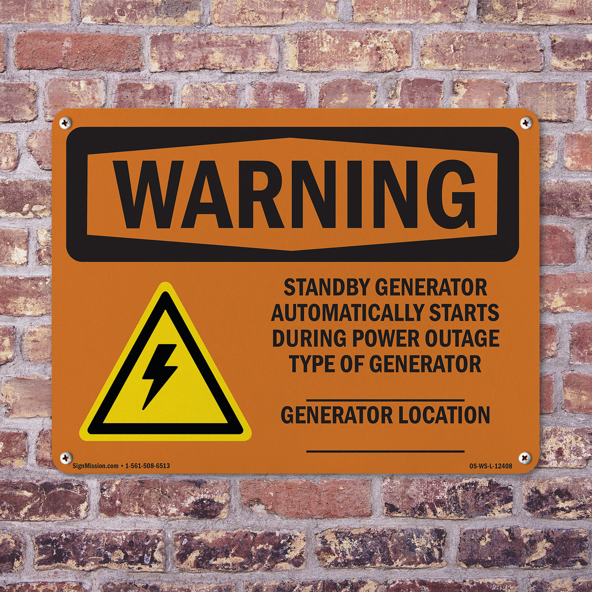 Standby Generator Automatically With Symbol