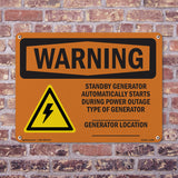 Standby Generator Automatically With Symbol