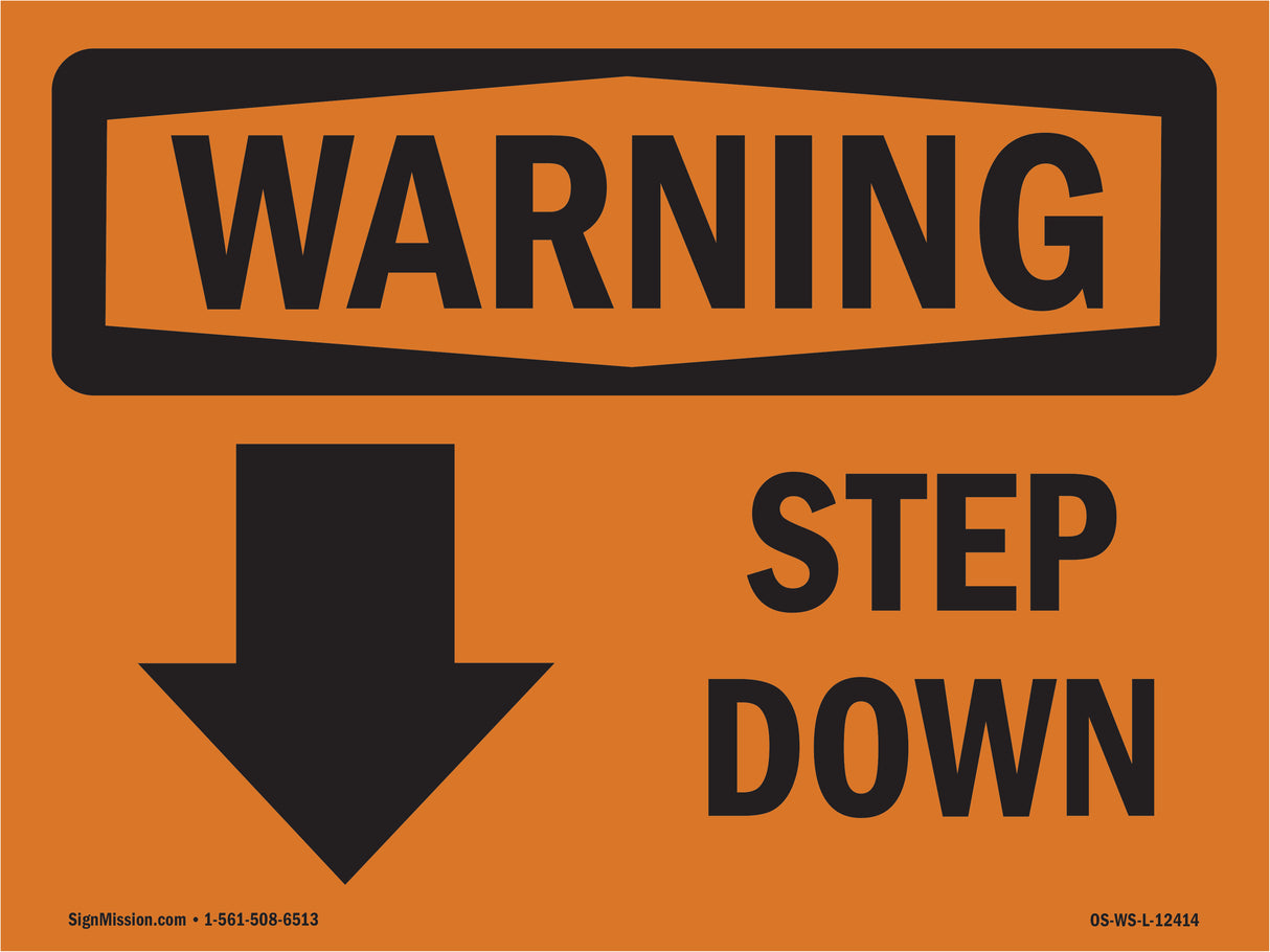 Step Down [Down Arrow] With Symbol