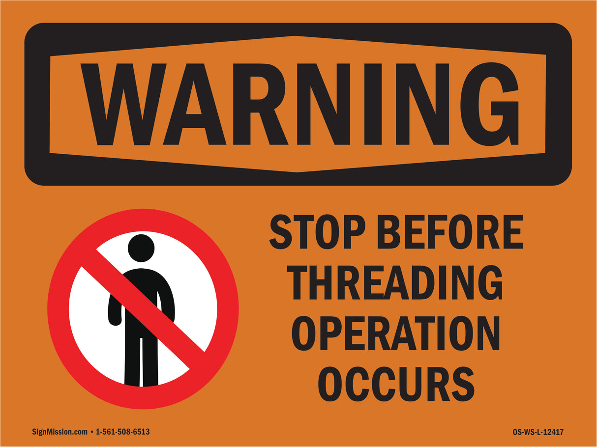 Stop Before Threading Operation Occurs With Symbol