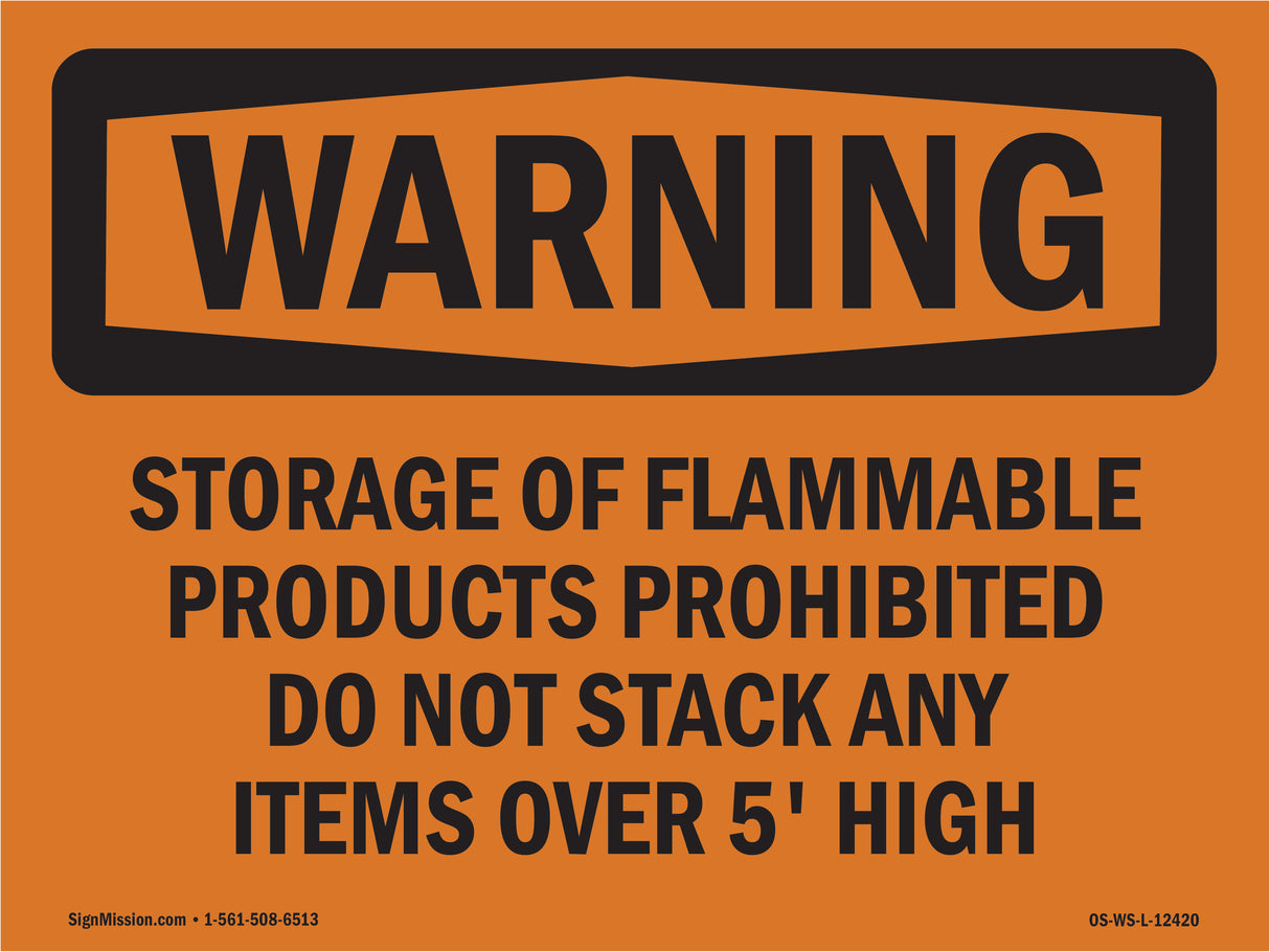 Storage Of Flammable Products
