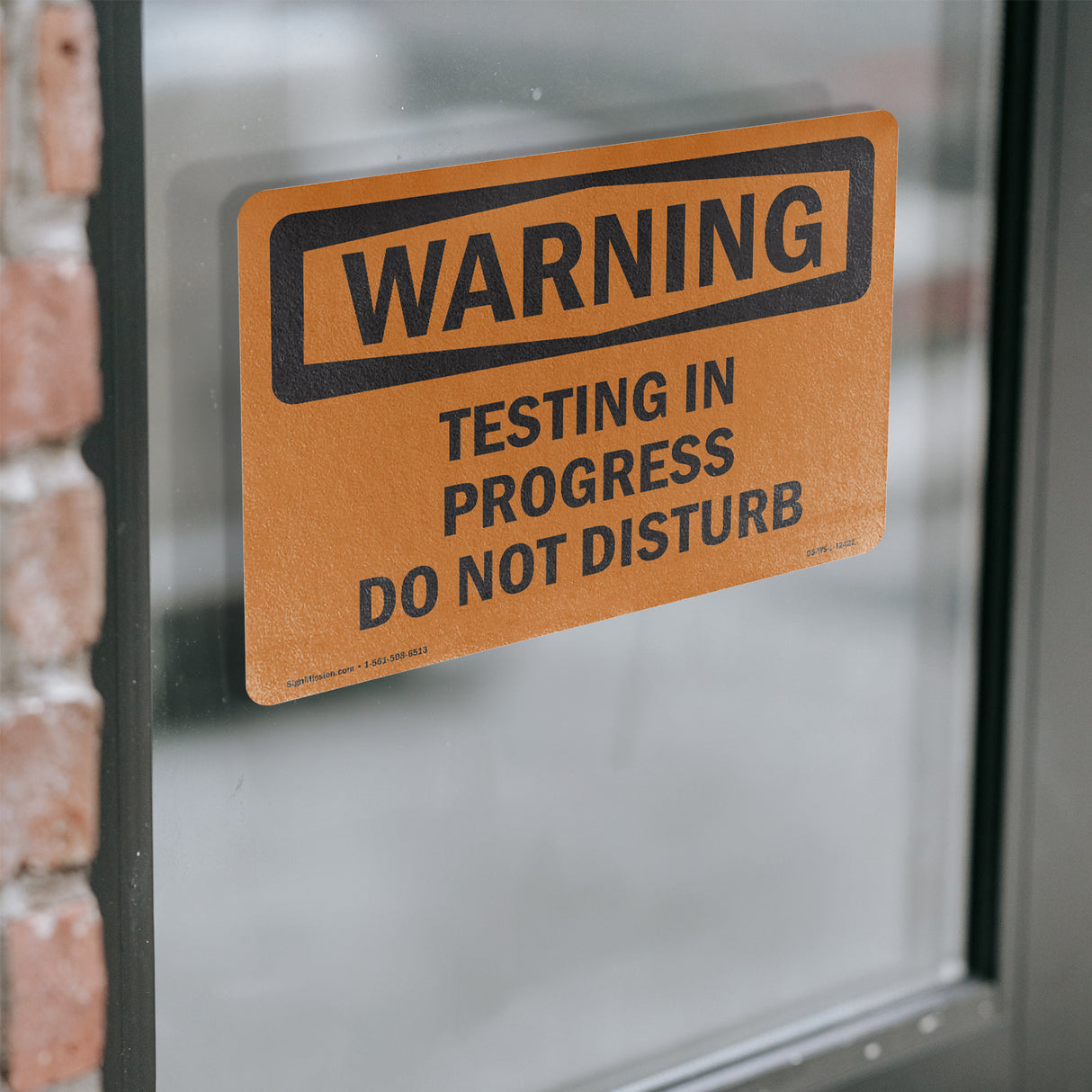 Testing In Progress Do Not Disturb