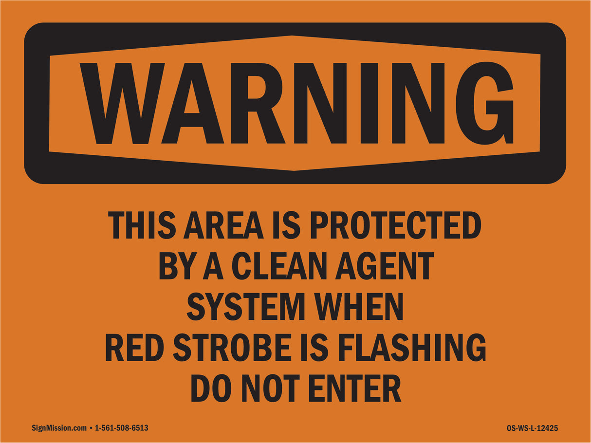 This Area Is Protected By A Clean Agent