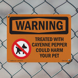 Treated With Cayenne Pepper With Symbol