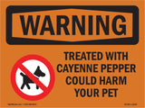 Treated With Cayenne Pepper With Symbol