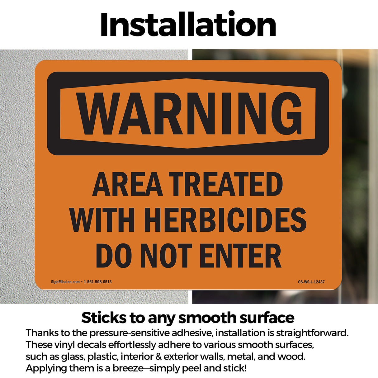 Treated With Herbicides Do Not Enter