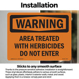 Treated With Herbicides Do Not Enter