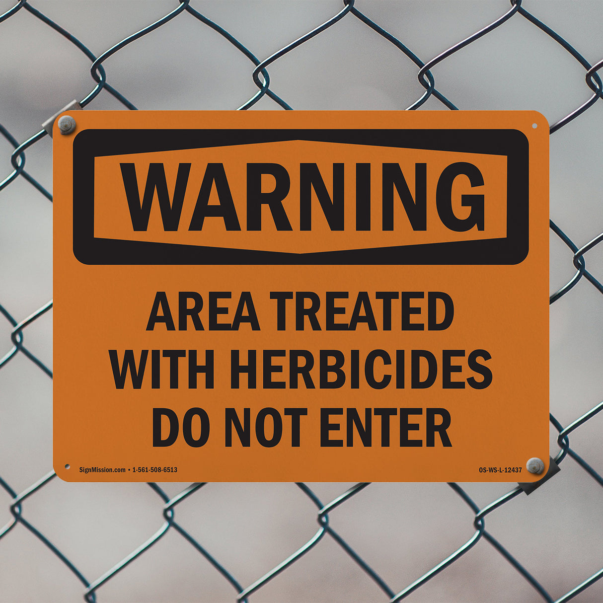 Treated With Herbicides Do Not Enter