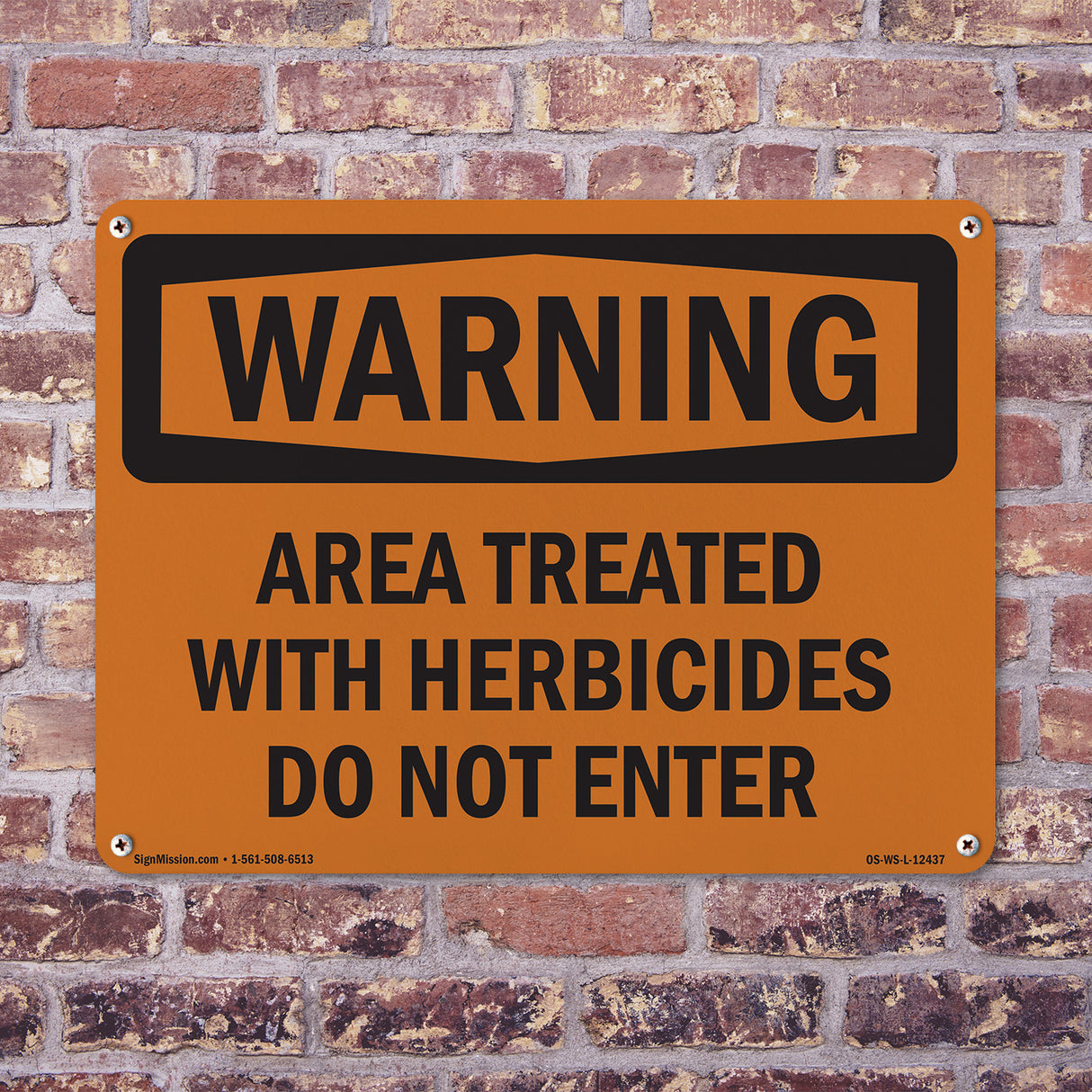 Treated With Herbicides Do Not Enter