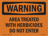 Treated With Herbicides Do Not Enter