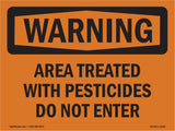 Treated With Pesticides Do Not Enter