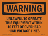 Unlawful To Operate This Equipment Within