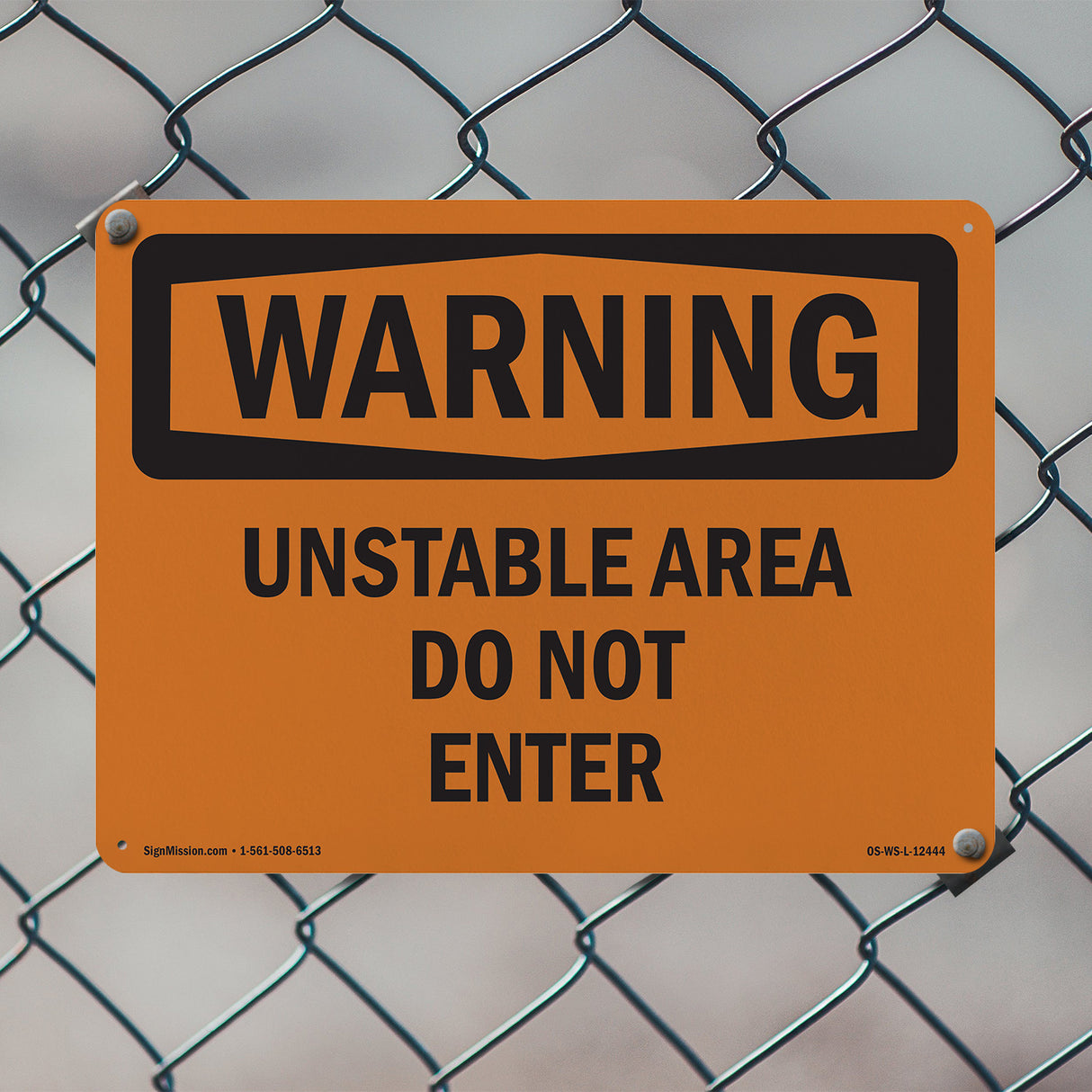 Unstable Area Do Not Enter