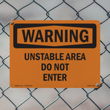 Unstable Area Do Not Enter