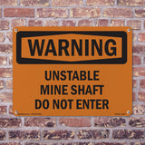 Unstable Mine Shaft Do Not Enter