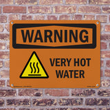 Very Hot Water With Symbol