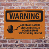 Arc Flash Hazard Disconnect Main Power