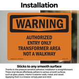 Authorized Entry Only Transformer Area