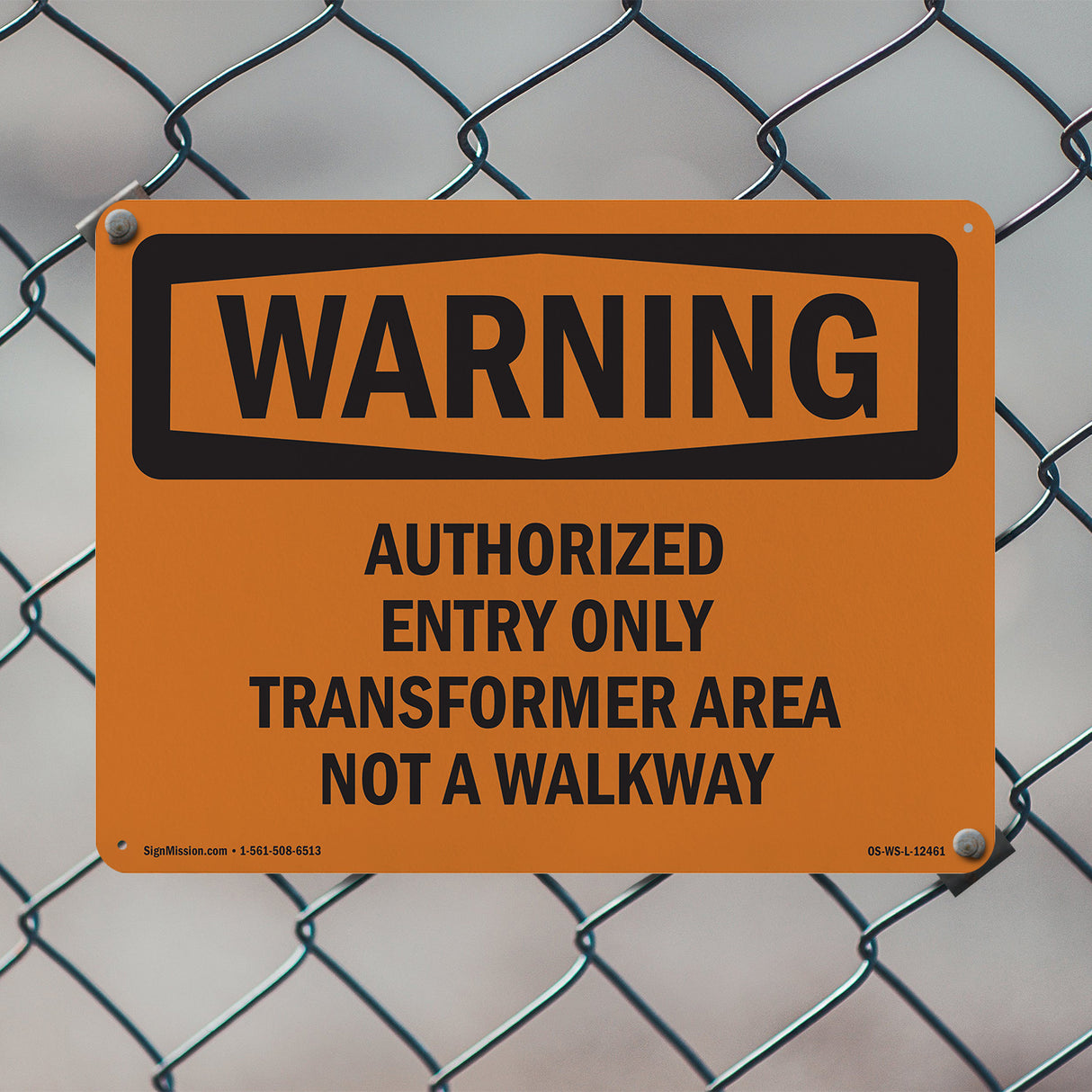Authorized Entry Only Transformer Area