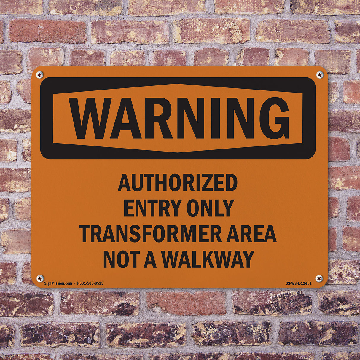 Authorized Entry Only Transformer Area